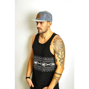 Erkek Desenli Snapback Hiphop Beyaz Kep 5890