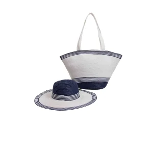 Hasır Şapka Çanta Takımı 7031