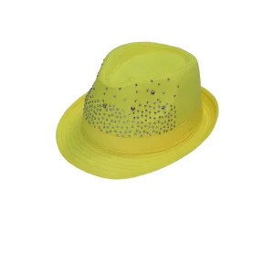 Taşlı Kadın Fötr Şapka 4120