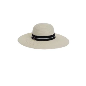 Şeritli Geniş Kenarlı Kadın Şapka 1928