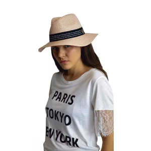 Yazılı Fötr Kadın Şapka 3240