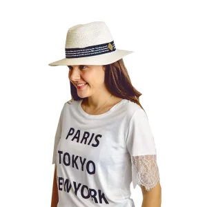 Yazılı Fötr Kadın Şapka 3240