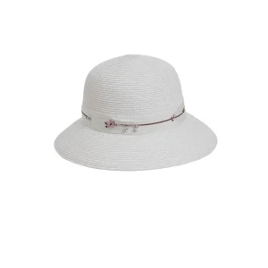 Kadın Çiçek Şeritli Şapka 1297