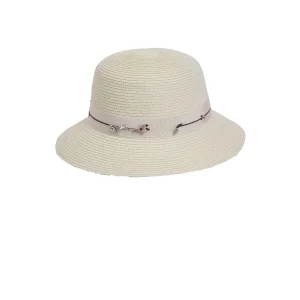 Kadın Çiçek Şeritli Şapka 1297