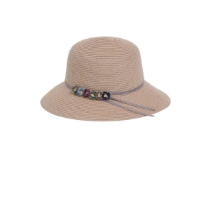 Çiçekli Kadın Hasır Şapka 1457