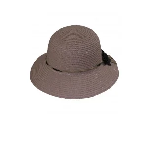 Çiçekli Hasır Kadın Şapka 3872