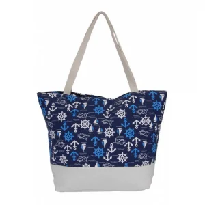 BAY ŞAPKACI - LACİVERT PLAJ ÇANTASI 6466