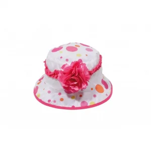 Kız Çocuk Güllü Bermuda Fuşya Şapka 3900