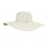 Kadın Geniş Kenarlı İncili Hasır Şapka 3871