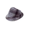 Kare Desenli Erkek Fötr Şapka 8781