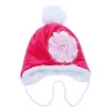 İçi Peluş Kız Çocuk Pembe Bere  Fuşya 4845