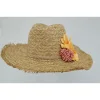 Geniş Kenarlı Hasır Şapka 1414