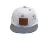 Erkek Desenli Snapback Hiphop Beyaz Kep 5890