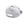 Erkek Desenli Snapback Hiphop Beyaz Kep 5890
