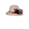 Çiçekli Hasır Kadın Şapka 3868
