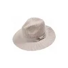 Örme Geniş Kenarlı Krem Kadın Fötr 7171