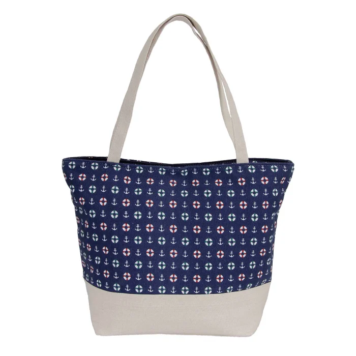 Kadın Lacivert Plaj Çantası 6489