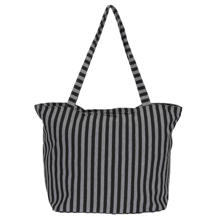 Kadın Çizgili Plaj Çantası 7023