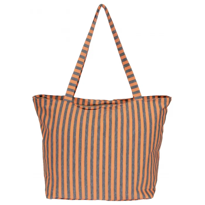 Kadın Çizgili Plaj Çantası 7023