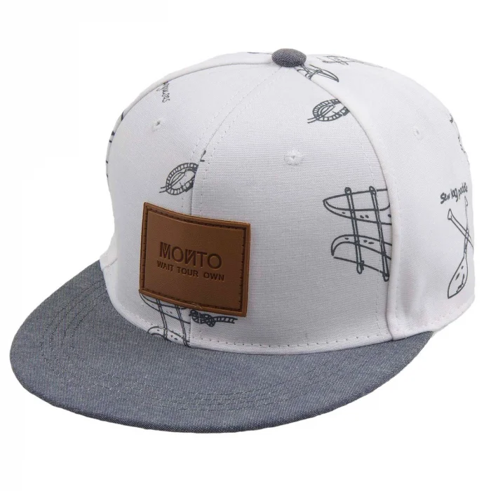 Erkek Desenli Snapback Hiphop Kep 5890