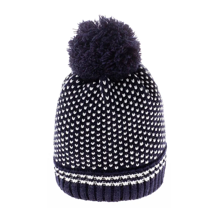 Desenli Kız Bebek Lacivert Bere 1131