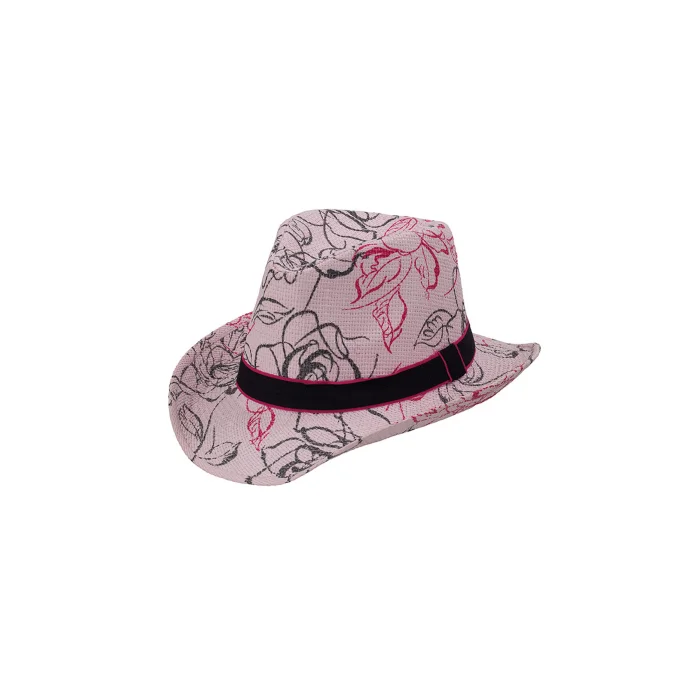 Desenli Kadın Kovboy Şapka