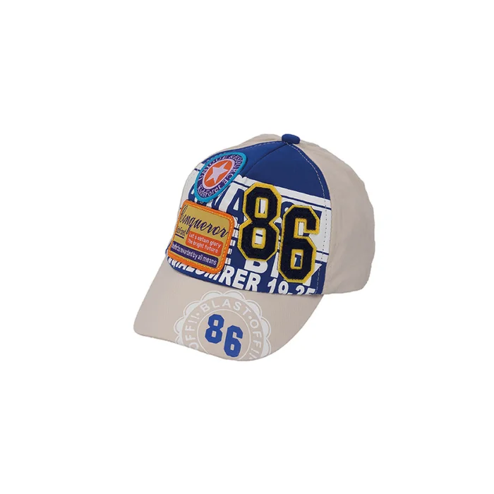 86 Nakışlı Erkek Çocuk Kep