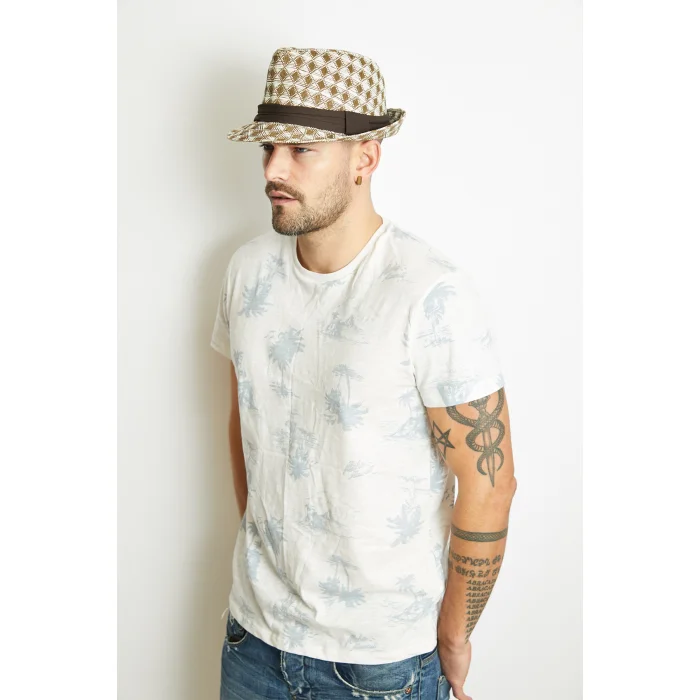 Kareli Erkek Fötr Şapka 1569