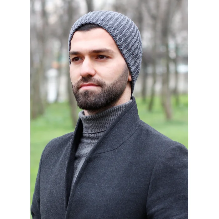 Erkek Lacivert Örme Bere 7563