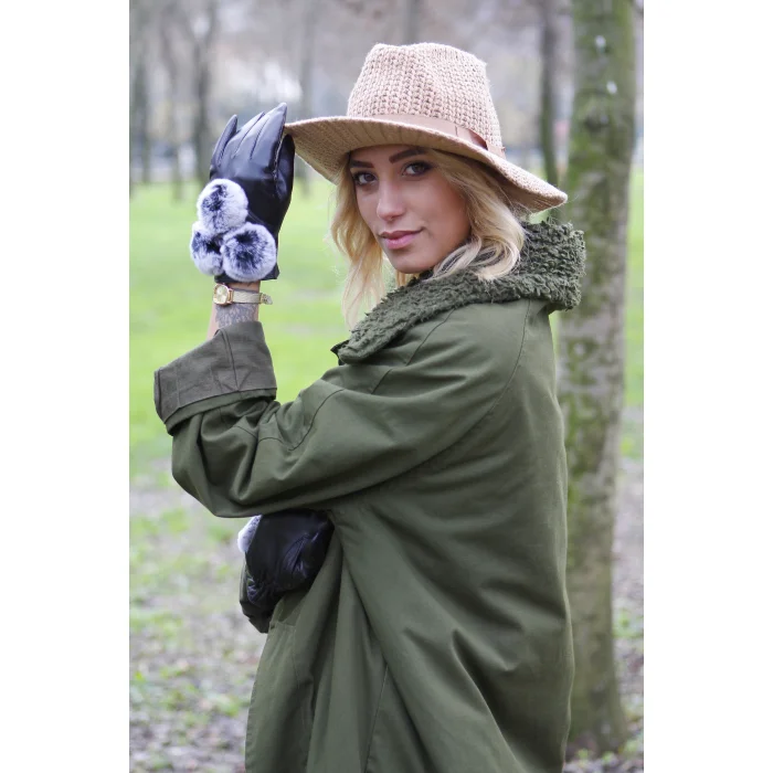 Örme Geniş Kenarlı Kadın Fötr 7171