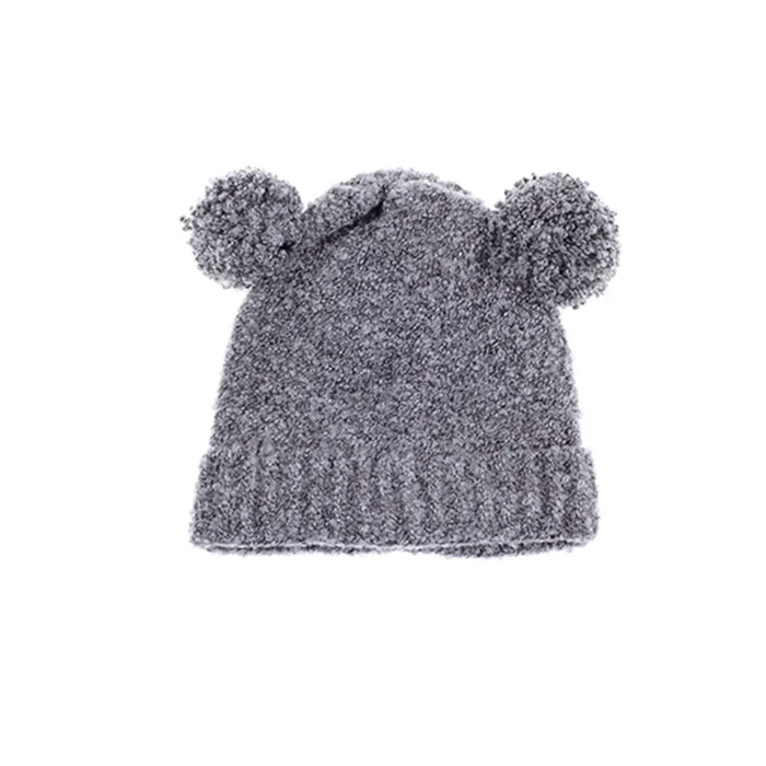 Ponponlu Kadın Bere Gri 7212