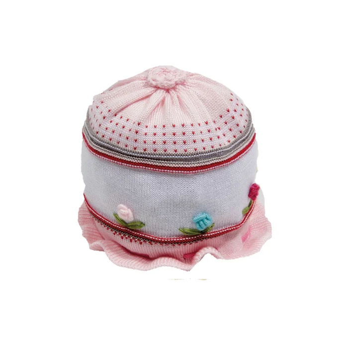 Triko Kız Bebek Bere Fuşya 4005 (545753641)