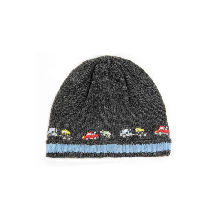 Araba Desenli Erkek Bebek Gri Bere 5764