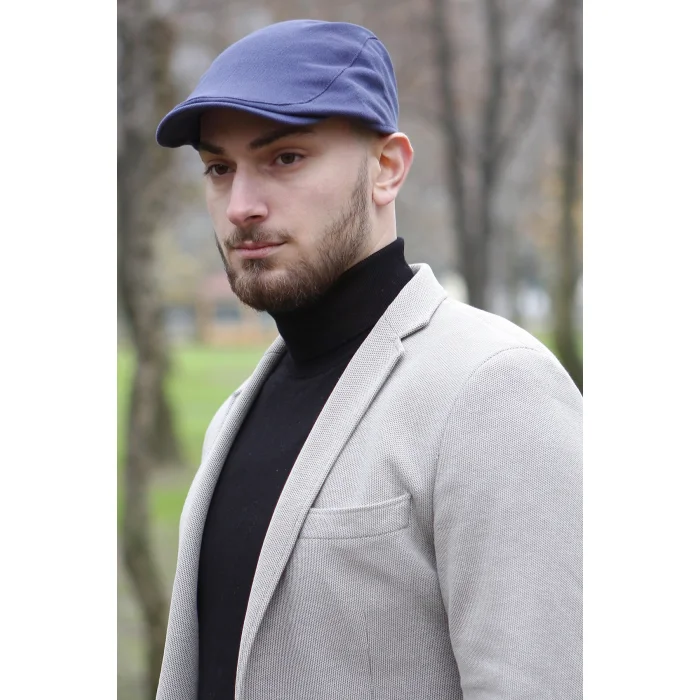 Mevsimlik Pike İtalyan Kasket Mavi 7630