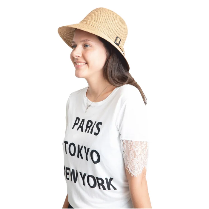 Kemerli Pullu Kadın Şapka 1295