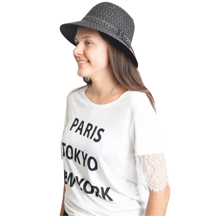 Kemerli Pullu Kadın Şapka 1295