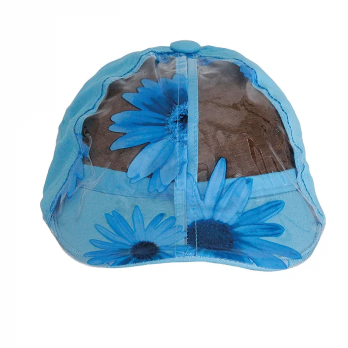 Çiçek Desenli Kadın Kep 2411