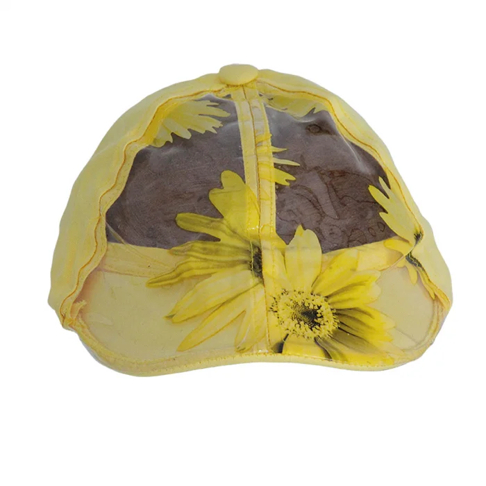 Çiçek Desenli Kadın Kep 2411