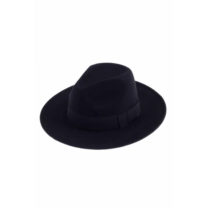 Kadın Kaşe Fötr Şapka 7173 Siyah