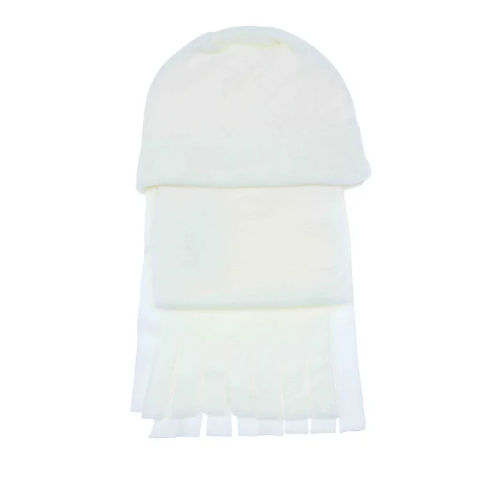 Atkı Bere Takım Beyaz 6438