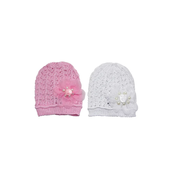 Kız Bebek Merserize Bere Pembe 4849