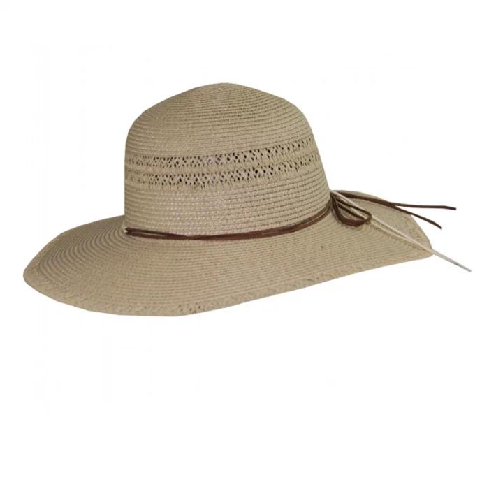 Geniş Kenarlı Hasır Kadın Şapka 3859