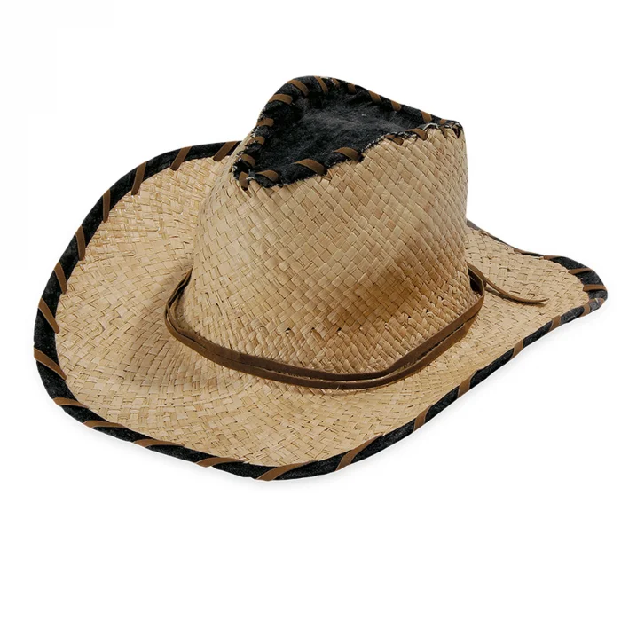 Kovboy Kahverengi Hasır Kadın Şapka 1561