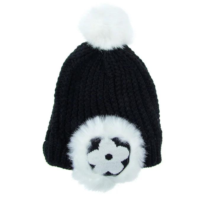 Kadın Kulaklıklı Bere 4753 Siyah