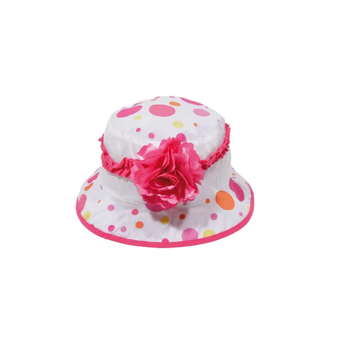 Güllü Kız Çocuk Bermuda Fuşya Şapka 3900