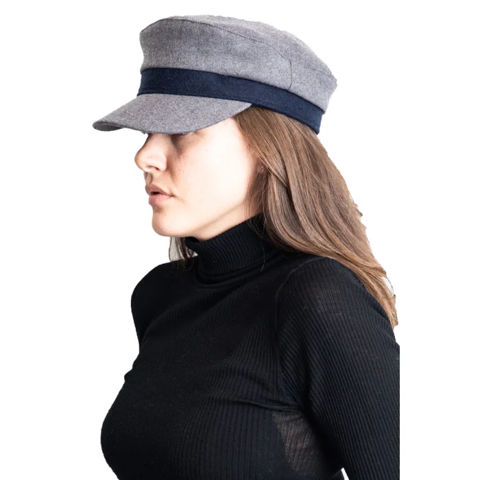 Kadın Kaptan Şapka Mürdüm 7410