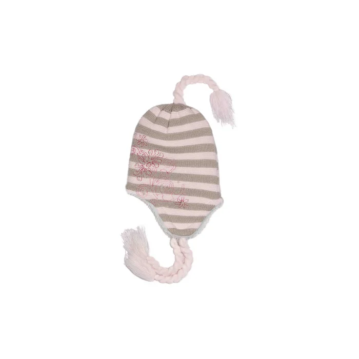 İnci Taşlı Kız Çocuk Bere Bej 2295