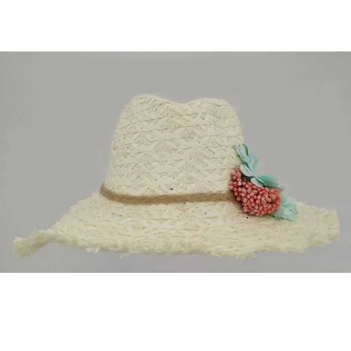 Geniş Kenarlı Hasır Şapka 1414