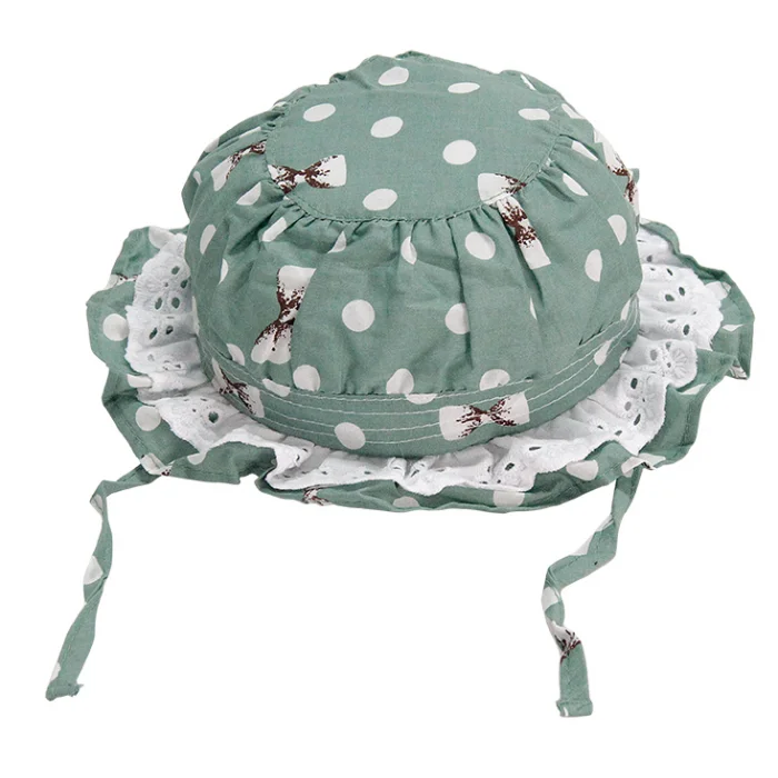 Kız Çocuk Puanlı Bermuda Şapka 6078