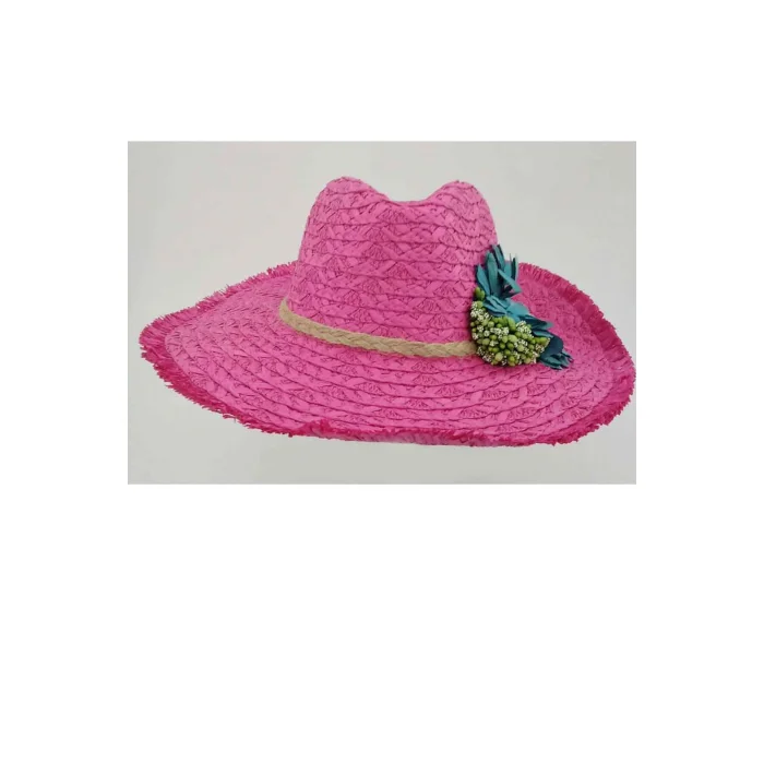 Geniş Kenarlı Hasır Şapka 1414